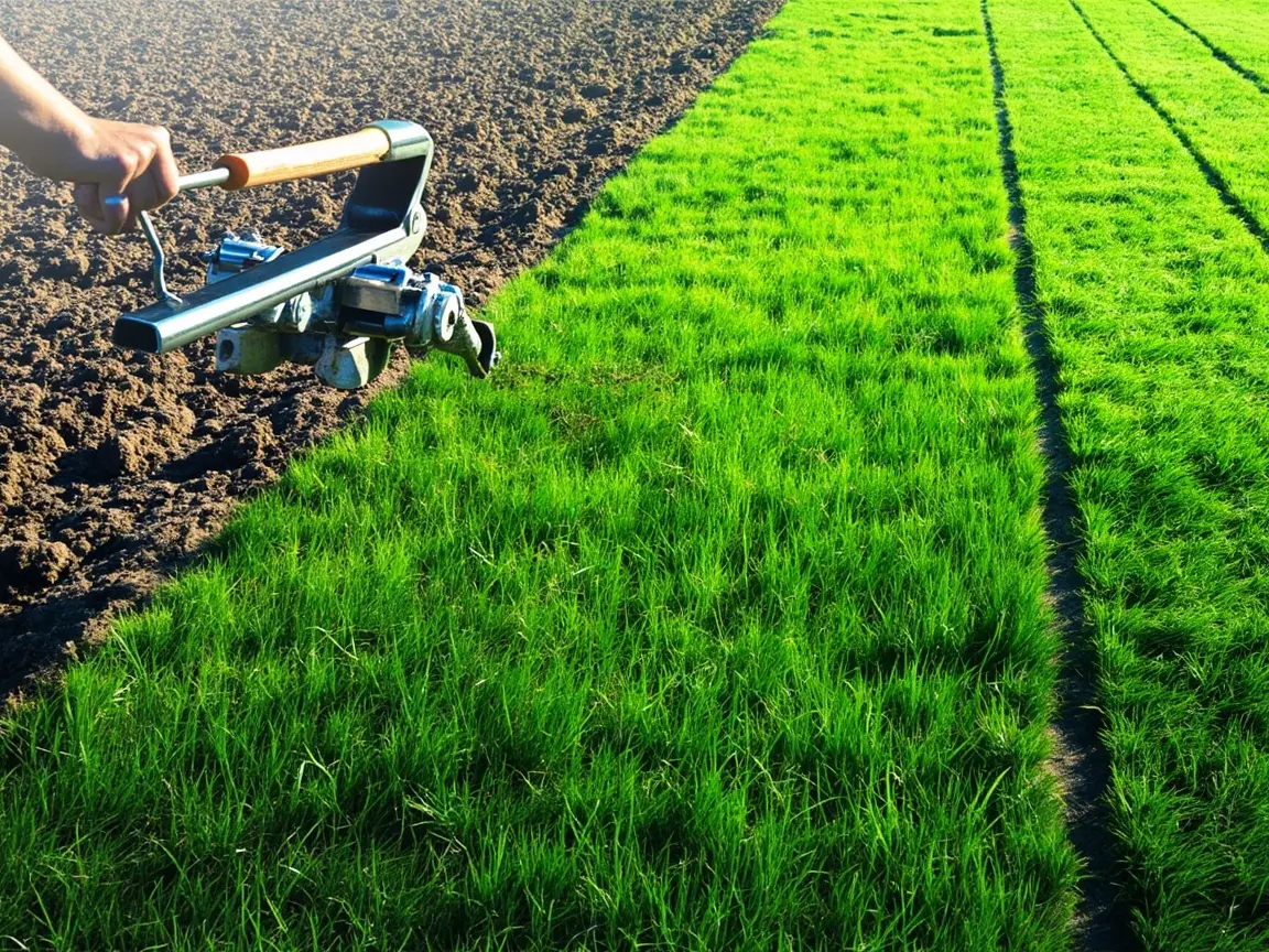 Techniki siewu: ręczny, siewnik, trawa z rolki oraz ścieżki specjalne